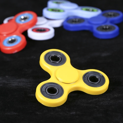 

Tri Непоседа палец руки Spinner Спин Widget Фокус Игрушка EDC Карманный Desktoy треугольник Пластиковые Подарок для детей с СДВГ В