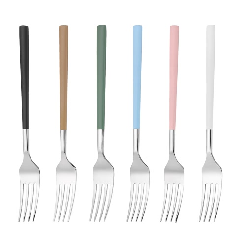 

Anself High-end Flatware Fork Western Tableware Stainless Steel Good Quality Steak Fork