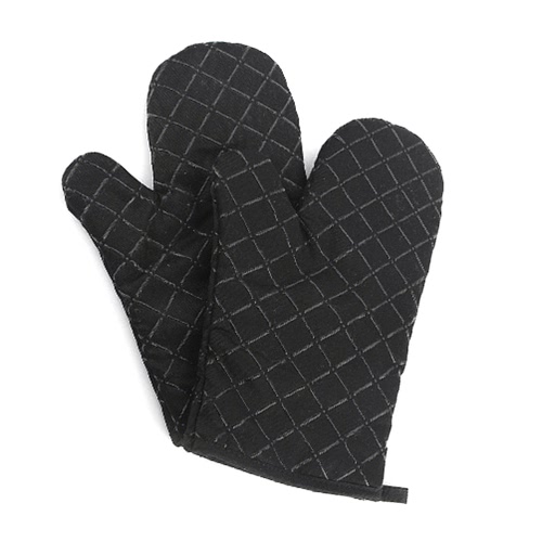 Gants de four Non-Slip Mitaines de cuisine Gants de cuisine résistant à la chaleur pour la cuisson Cuisson au four Parasol Rouge Rouge Noir Orange