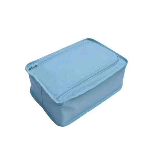 Bolsa de almacenamiento de viaje de conveniencia multifuncional zapatos de nylon resistente al agua Organizador bolsas Bolsa de clasificación de calzado Bolsas de clasificación portátil (gris)