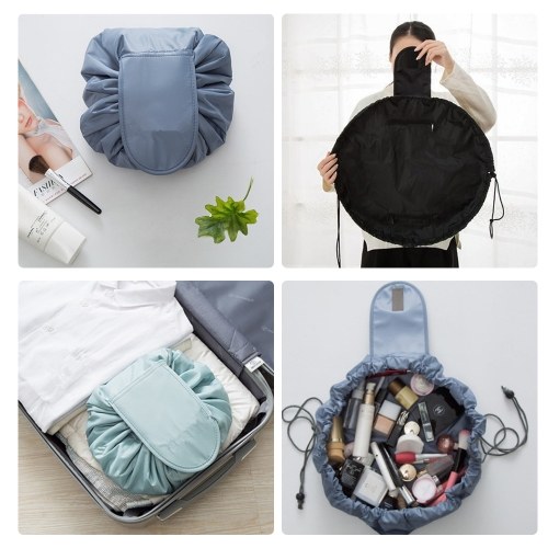 

Drawstring Cosmetic Bag for Women Travel Makeup Bag Case