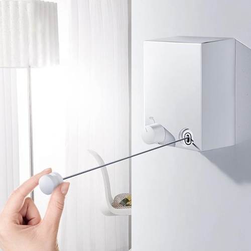 

Stainless Steel Clothesline Invisible Retractable