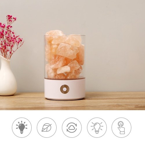 

USB Crystal Light Natural Himalayan Salt LED Air Purifier