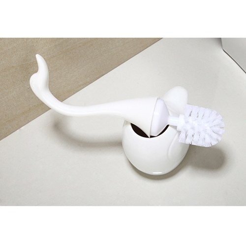 

Swan Toilet Brush and Holder Creative Bathroom Cleaning Exquisite with Long Handle