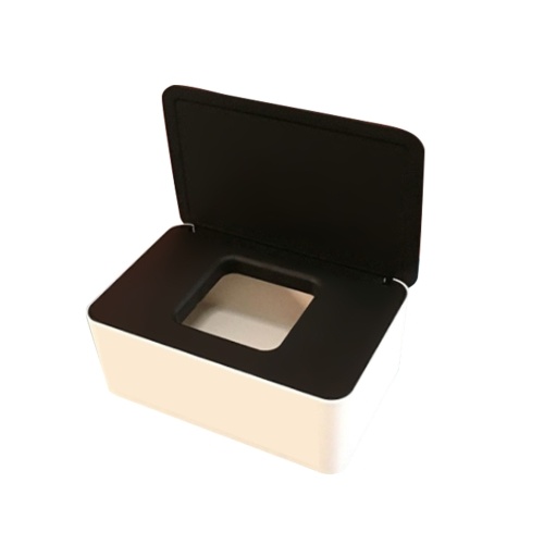 

Disposable Mask Storage Box Dust-proof Flip Cover Mask Box Wet Tissue Case with Lid Portable for Home Work Outdoor