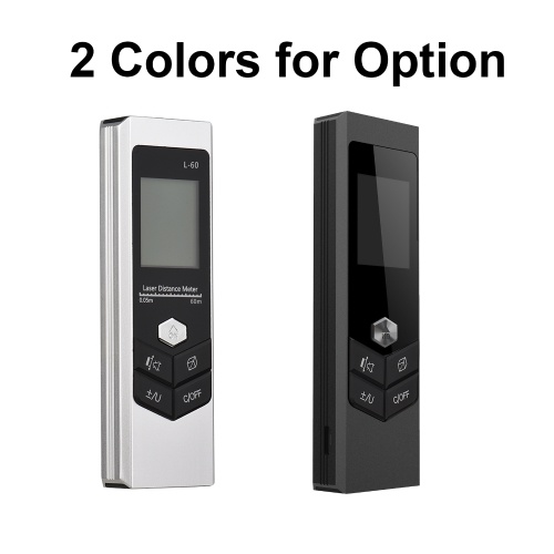 197Ft Mini Distance Measure Display M/In/Ft Volume/Area/Pythagorean Measurement Distance Measure With LED Light USB Rechargable Digital Tape Measure 