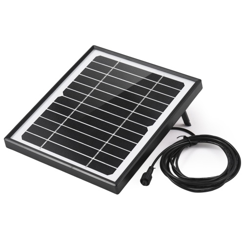 5W/6V Solar Powered Oxygen Air Pump Kit for Aquarium Fish Tank Oxygenator Oxygen Aerator Solar Air Pump 2 Working Modes with Solar Panel/ Oxygen Pipe/ 2 Air Bubble Stones 