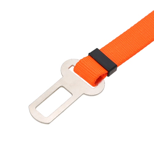 

Adjustable Dog Seat Belt Pet Safety Leads Rope Car Vehicle Seatbelt Harness Leash Durable Nylon Material Orange