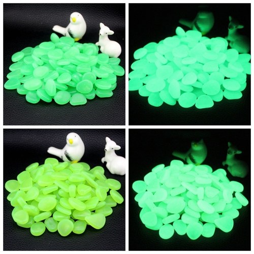 300pcs Glow in the Dark Ciottoli da giardino