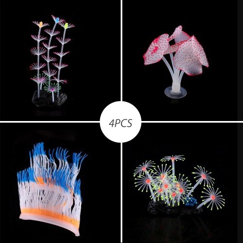 4PCS Aquarium Ornament