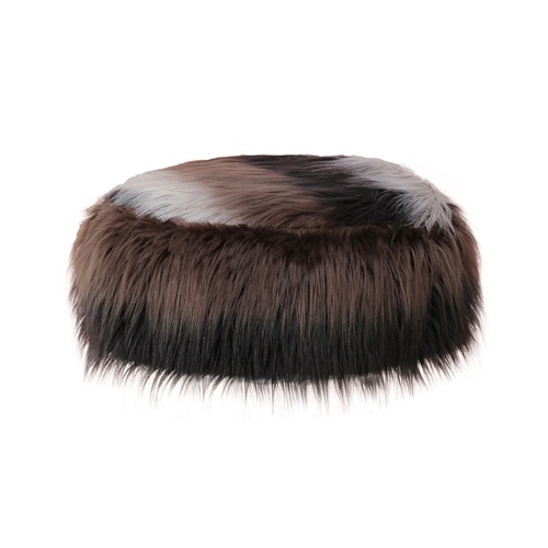 

Faux Fur Inflatable Chair Sofa Stool Pluffy Foot Rest Footstool