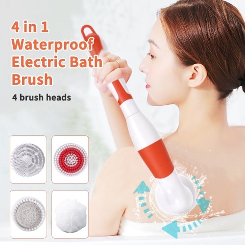 4 in 1 Waterproof Electric Bath Brush 