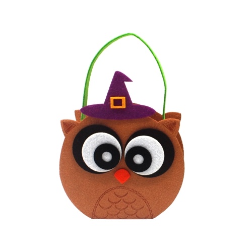 Bolsa de golosinas no tejida de Halloween Trick or Treat 'Candy Bucket para niños