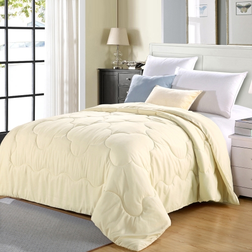 

230 * 230 CM Queen Size Reversible Flower Solid Winter Quilt Comforter Duvet Alternative Bedclothes Home Textiles