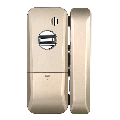 

Smart Lock Стеклянная дверь Блокировка отпечатков пальцев Фингерпринт и сенсорный экран Цифровой замок для двойной открытой стеклянной двери, открываемой с помощью пароля + IC-карты + отпечатков пальцев + пульта дистанционного управления