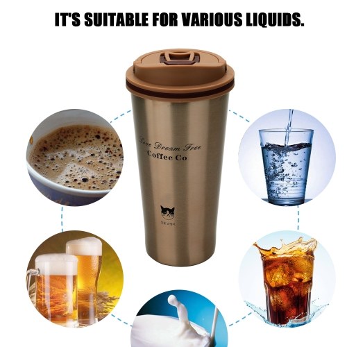 

Grumpy Cat Vacuum Cup Утечка 304 из нержавеющей стали Вакуумная колба Подарочная бизнес-чашка кофе