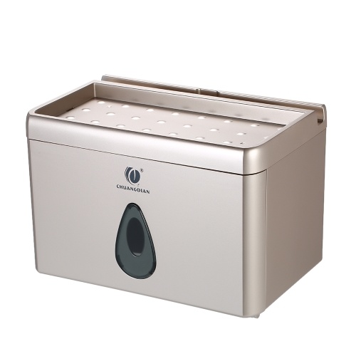 

CHUANGDIAN Многофункциональный настенный тканевый диспенсер для ванной комнаты для туалетной бумаги для небольшой рулонной бумаги