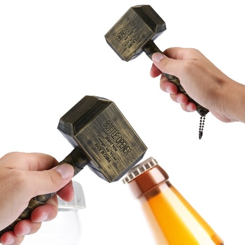 

Hammer of Marvel Thor Shaped Beer Bottle Opener