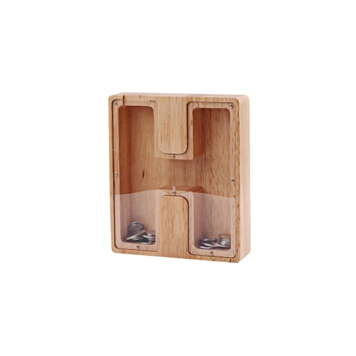 

Wooden/Bamboo Piggy Bank English Letters Shape Saving Pot