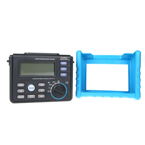 

Earth Ground Resistance Tester Voltage Meter 2&3pole Modes 0～4.00kΩ 0V～200V