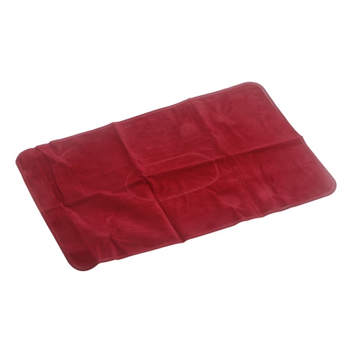 Docooler/® Double Sided Flocking Inflatable Pillow Suede Fabric Cushion Camping Travel Outdoor Office Plane Hotel?