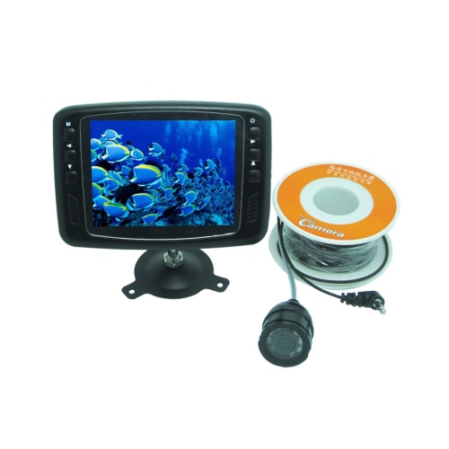 

Fish Finder Underwater Video Camera 600 TV Line 3.5" LCD Monitor 15M Cable 150° Wide Angle Fishing Tackle