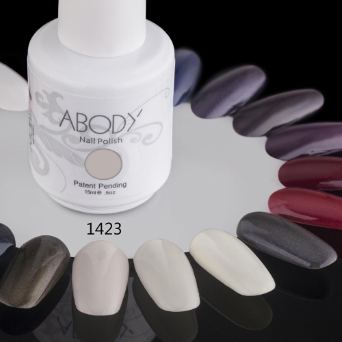

Abody 15ml Soak Off Nail Gel Polish Nail Art Professional Shellac Lacquer Manicure UV Lamp & LED 177 Colors 1423
