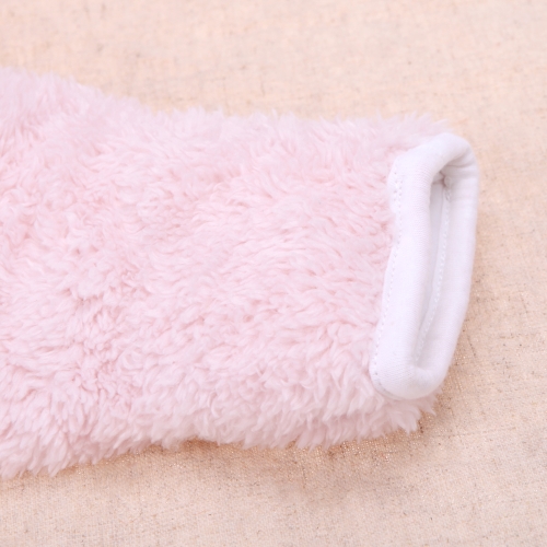 Unisex un pezzo caldo pile spesse siamesi pagliaccetto giacca cappotto per Baby Boy Girl Kids bambino stile animale autunno & inverno rosa