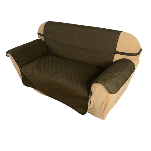 Quilted Microfiber Soft Sofa Cover Cushion Backrest Slipcover Covering Mat for Home Furniture Protector