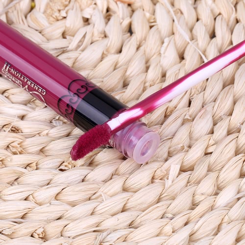 

Professional Cosmetic Makeup Waterproof Lip Gloss Lipgloss Velvet Lipstick Matt Vitality Cerise Star