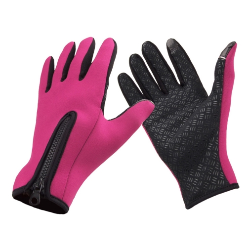 Outdoor Windproof Winter Thermal Warm Touch Screen Silicone Gloves