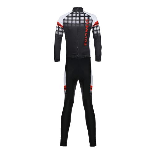 Ciclismo Abbigliamento Sportswear Set biciclette bici all'aperto maniche lunghe maglia + pantaloni uomo traspirante