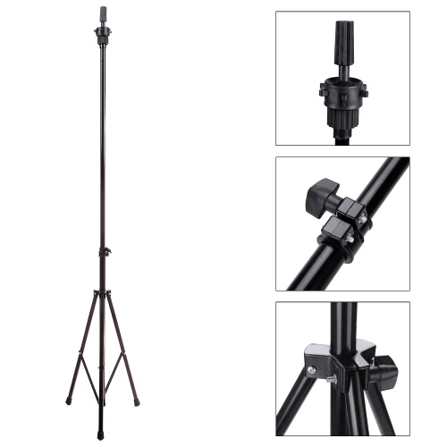

Adjustable Tripod Stand Holder Hairdressing Training Head Mold