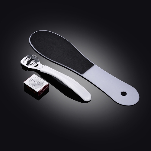 

Foot Scrub Exfoliating File Feet Dead Skin Shaver With Blades Remove Calluses Foot Care Tools Set