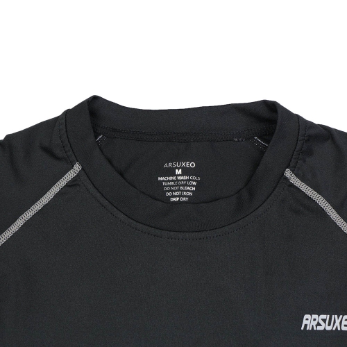 

ARSUXEO Cycling Sports Running Fitness Bike Bicycle Baselayer Underwear Long Sleeve Jersey Quick Dry Shirt Men