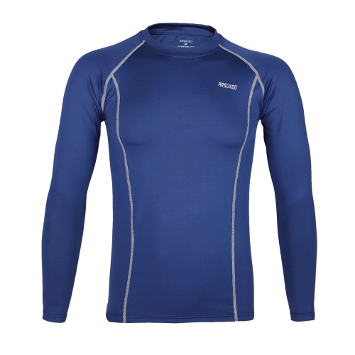 

ARSUXEO Cycling Sports Running Fitness Bike Bicycle Baselayer Underwear Long Sleeve Jersey Quick Dry Shirt Men