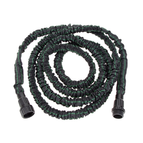 ANSELF Flexible Ampliable Manguera de riego de jardín Ultraligero Magic Pipe Negro y Verde 25FT