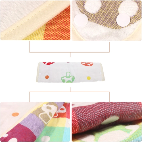 

58*35cm Soft Thick Mushroom Pattern Baby Infant Sleeping Bag Swaddle Snap Fasteners