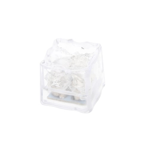 

Mini Creative Luminous LED Artificial Ice Cube Wedding Party Decoration Purple