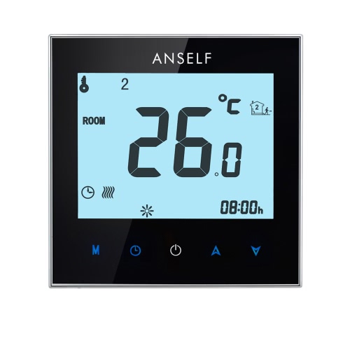 16A 110-230V LCD Display Thermostat Room Temperature Controller