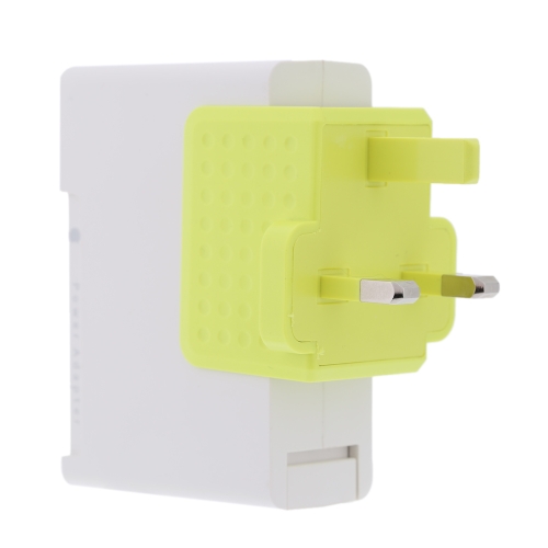 Fashion 5V 4A 20W 4-Port USB Power Adapter Multiport Travel Charger Portable Convenient Converter Charger with UK US Plug