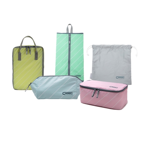 CHOOCI Léger Voyager Commode Durable de Multifonction Sac de Rangement Set pour le Voyage d'Affaires avec Cinq Sacs Séparés en Cinq Couleurs Rafraîchissantes