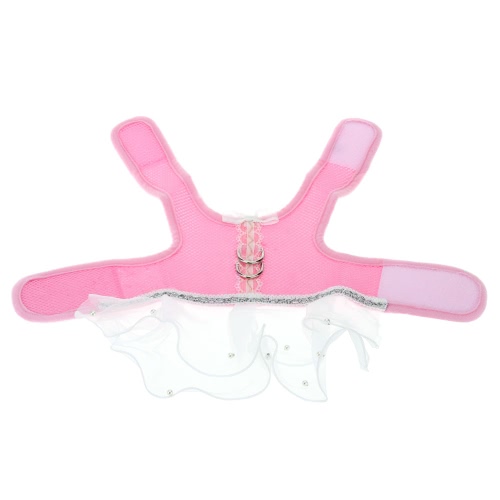 

Awesome Costume Breathable Fabric Gauze Tutu Dress Pets Wedding Cloth Super Cute Pet Chiffon Dress with Leash Beautiful Pet Supplies with Pulling Rope