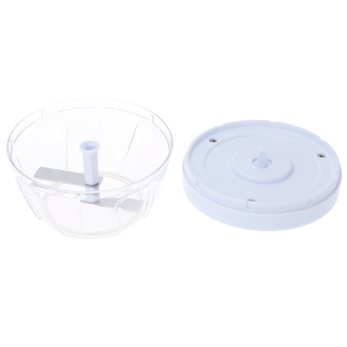

Anself Multi-functional Manual Food Vegetable Chopper for Fruits Onions Garlics Salad Coleslaw Puree