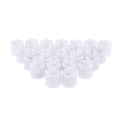 

24Pcs 3.7*4.5cm LED Flameless Candle Set for Wedding Party Valentine Events Decoration Green
