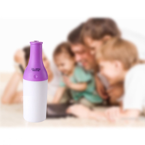 

USB Portable Mini Cool Cocktail Bottle Humidifier DC 5V Office Air Diffuser Mist Maker with LED Nightlight