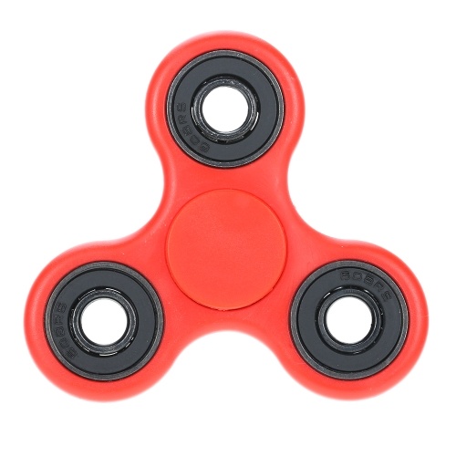 Second Hand Anself Tri Zappeln Hand Finger Spinner Spin Widget Fokus Spielzeug EDC Tasche Desktoy Dreieck ABS Geschenk für ADHS Kinder Erwachsene Stress Stress Langeweile Tötungszeit Niedlich