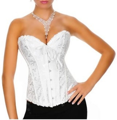 

Женская сексуальная нижняя бельё корсета Верхняя лента G-string Cincher Nightwear Нижнее белье Red / White