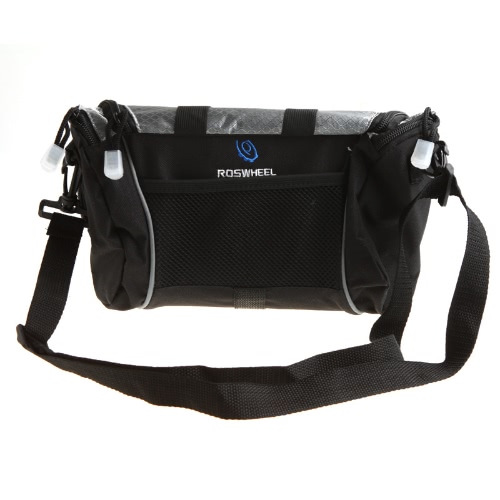 

Bag for Bicycle handle bar silver grey