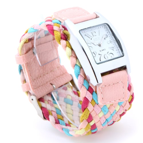 

Women‘s Stylish Braided Strap Wrist Watch
